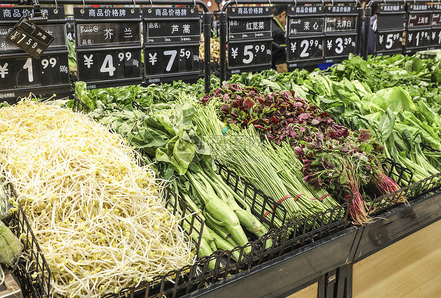 超市蔬菜攤位的擺放圖片素材_免費(fèi)下載_jpg圖片格式_VRF高清圖片501268673